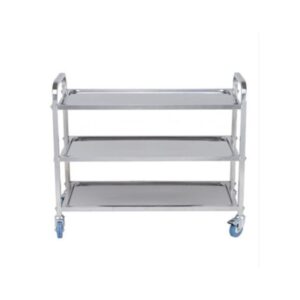 STAINLESS STEEL 3 TIER TROLLEY