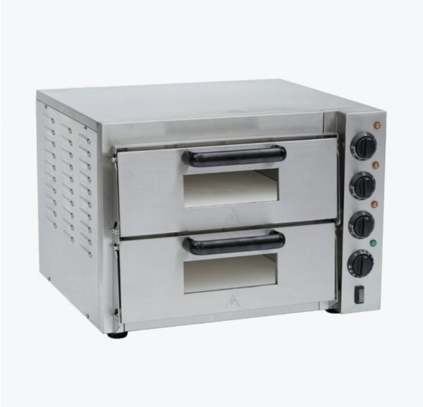 Compact Countertop Electric Double Deck Oven for commercial use