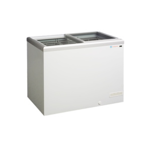 ICS Pacific IG Flat Top Glass Sliding Lid Freezer
