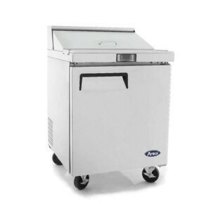 best 1 Door Sandwich Prep Table Fridge 698 MM MSF8301 for commercial use in Melbourne