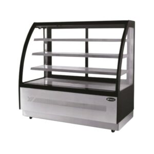 best 1500MM Curved Glass 4 Tier Display Fridge for commercial use