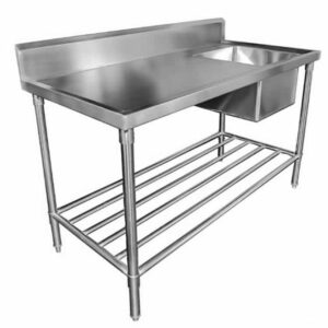 best Sink Bench with Splashback W1800 X D700 X H900 for commercial use