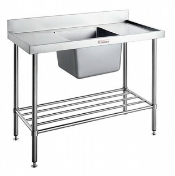 Sink Bench With Splashback for commercial use