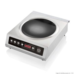 STAINLESS STEEL INDUCTION WOK LED DISPLAY