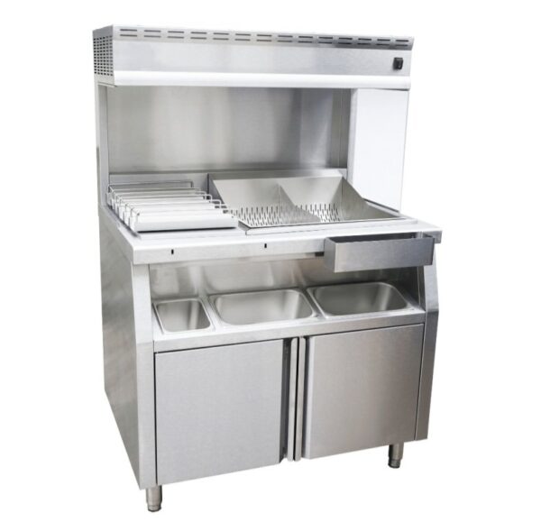 best Electric Fries Station 1010mm for commercial use