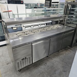 REFURBISHED 2240MM SANDWICH/PIZZA PREPERATION FRIDGE