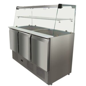 NEW 1365MM SANDWICH PREPERATION FRIDGE