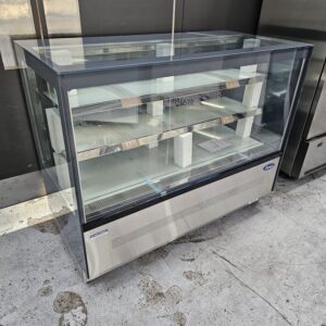 best 1500MM 3 Tier Square Glass Display Fridge for commercial use