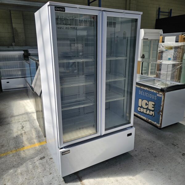 REFURBISHED ORFORD 2 DOOR DISPLAY FRIDGE - Image 2