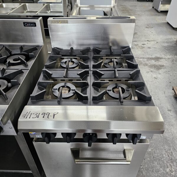 REFURBISHED LUUS 4 BURNER OVEN RANGE - Image 3