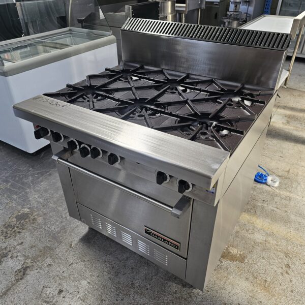 REFURBISHED GARLAND 6 BURNER OVEN RANGE - Image 2