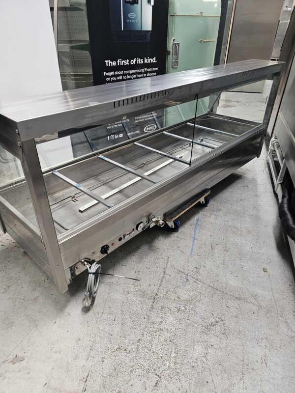 REFURBISHED ROBAND 6 MODULE CURVED GLASS BAIN MARIE - Image 4