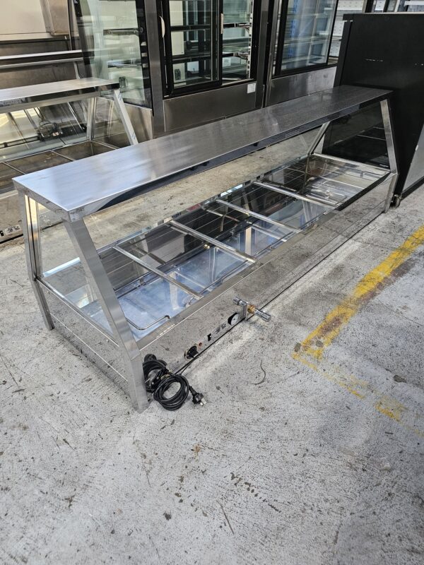 REFURBISHED ROBAND 6 MODULE STRAIGHT GLASS BAIN MARIE - Image 4