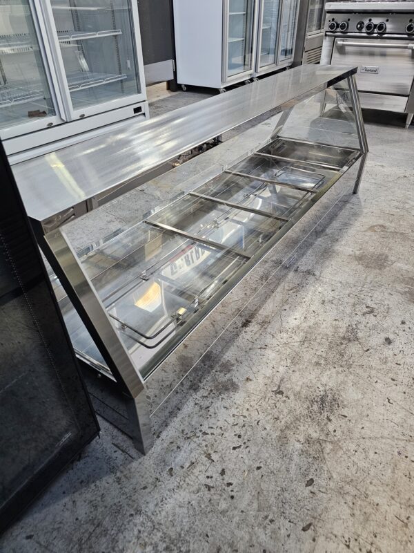 REFURBISHED ROBAND 6 MODULE STRAIGHT GLASS BAIN MARIE - Image 2