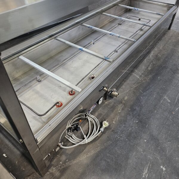 REFURBISHED ROBAND 6 MODULE SQUARE GLASS BAIN MARIE - Image 4