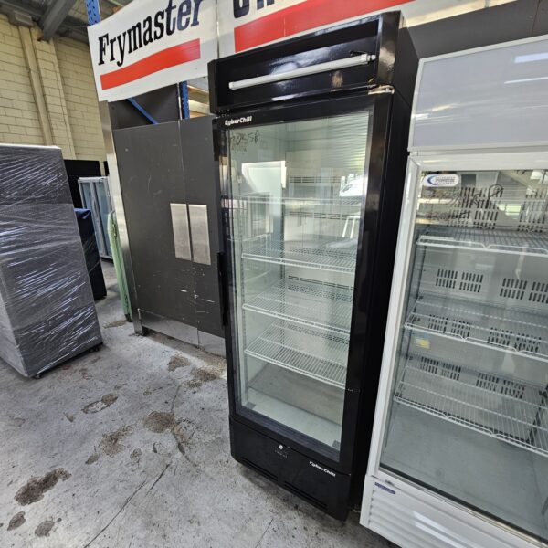 AS NEW CYBERCHILL SINGLE DOOR DISPLAY FRIDGE - Image 3