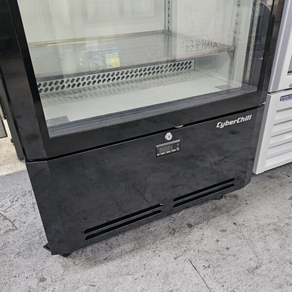 AS NEW CYBERCHILL SINGLE DOOR DISPLAY FRIDGE - Image 4