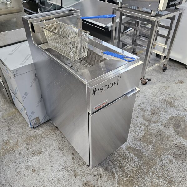Refurbished FastFri Single Pan Gas Deep Fryer for Restaurants