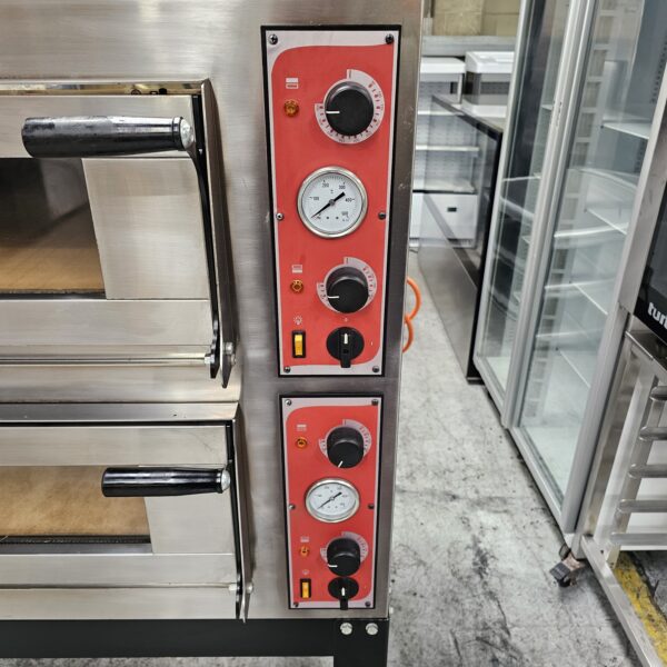 Premium Italian Electric Double Deck Pizza Oven with Warranty - Image 5