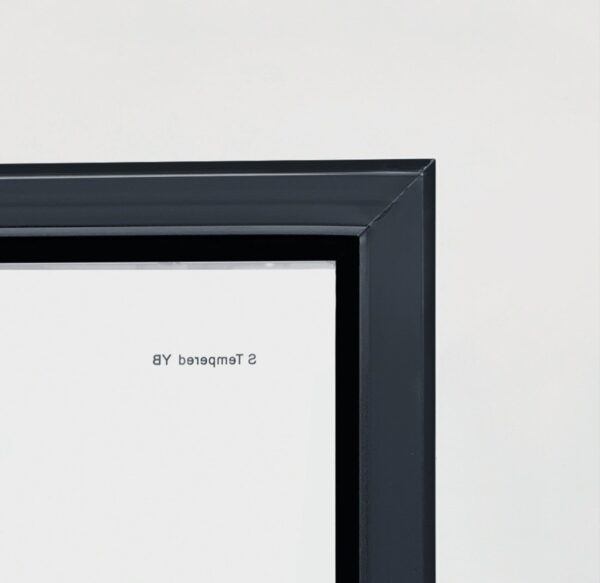 Large Capacity Black Display Fridge with Glass Doors for Efficient Cooling - Image 2