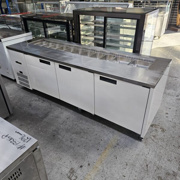 Refurbished Williams 2480mm Sandwich Pizza Preparation Fridge