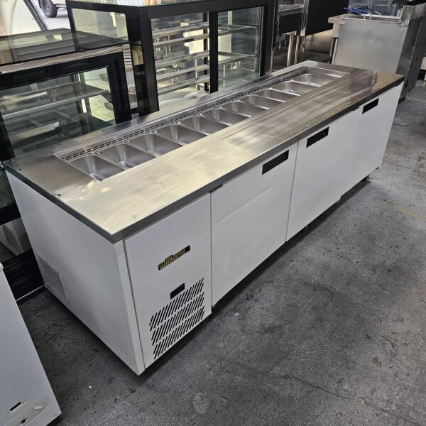 Refurbished Williams 2480mm Sandwich Pizza Preparation Fridge - Image 2