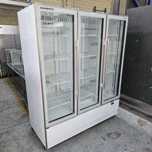 REFURBISHED 3 GLASS DOOR DISPLAY FRIDGE