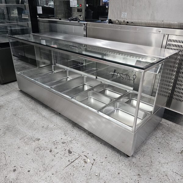 Refurbished Woodson 5 Module Square Glass Bain Marie - Image 2