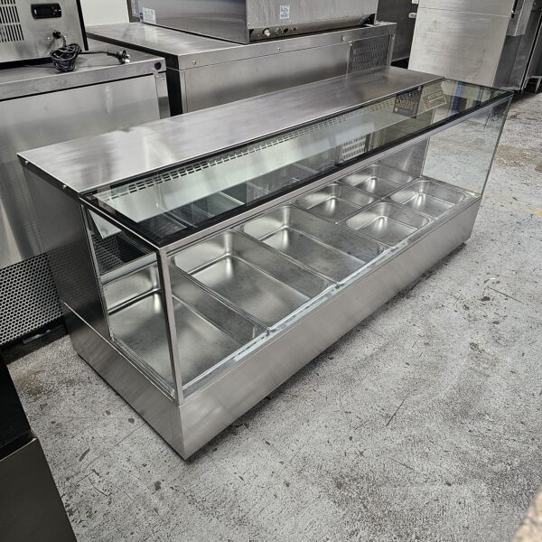 Refurbished Woodson 5 Module Square Glass Bain Marie