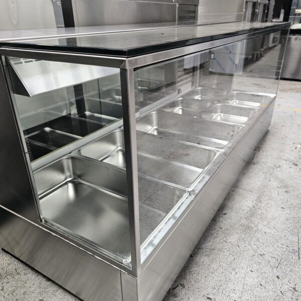 Refurbished Woodson 5 Module Square Glass Bain Marie - Image 4