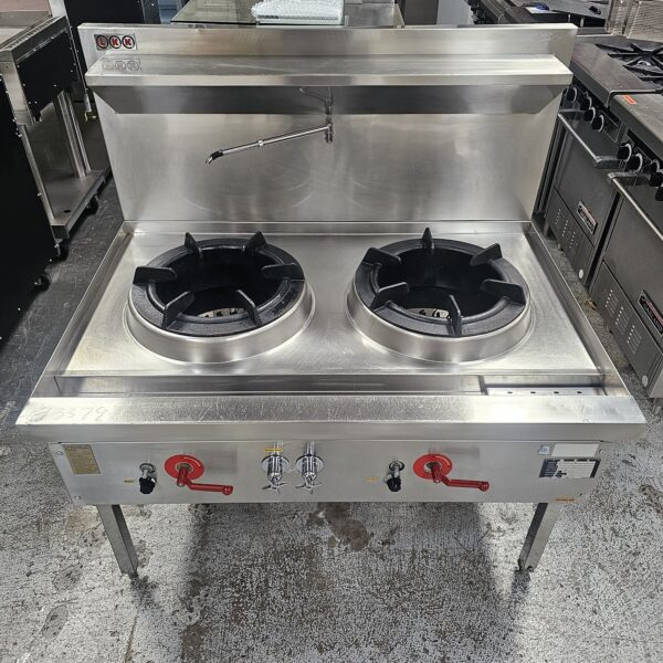 Premium Refurbished LKK 2 Hole Gas Wok Burner - Image 2