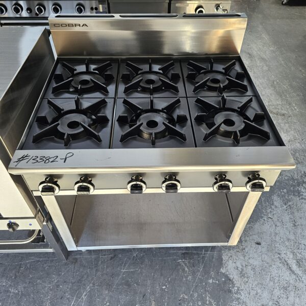 REFURBISHED MOFFAT COBRA 6 BURNER COOKTOP AND STAND - Image 3