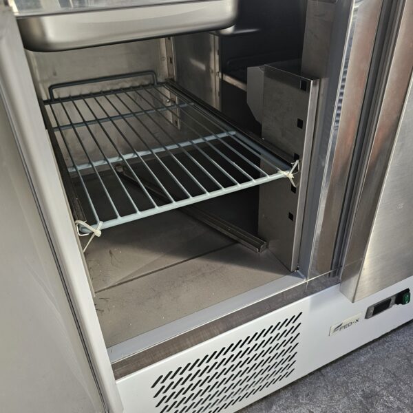 Refurbished 1370mm Sandwich Prep Display Fridge - Image 3