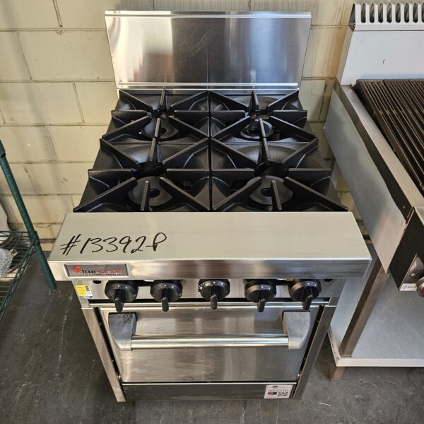 Premium AS NEW TRUEHEAT 4 Burner Oven Range - Image 4
