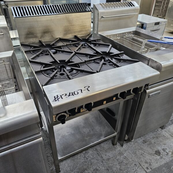 Refurbished Garland 4 Burner Cooktop with Stand - Image 2