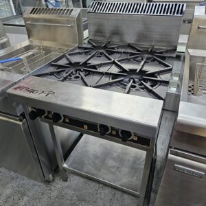 Refurbished Garland 4 Burner Cooktop with Stand