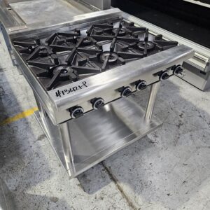 Refurbished Waldorf 6 Burner Cooktop on Stand - Premium Quality