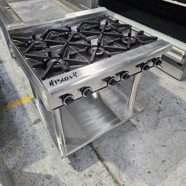 Refurbished Waldorf 6 Burner Cooktop on Stand - Premium Quality