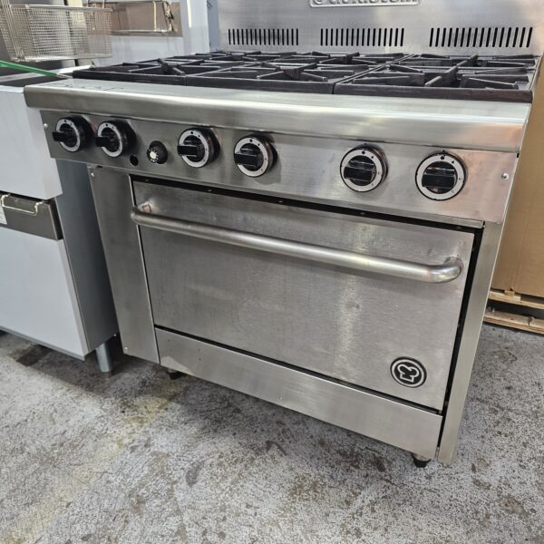 Refurbished Goldstein 6 Burner Gas Oven Range for Sale - Image 5