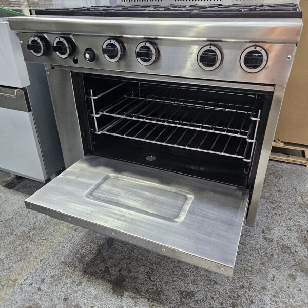Refurbished Goldstein 6 Burner Gas Oven Range for Sale - Image 3
