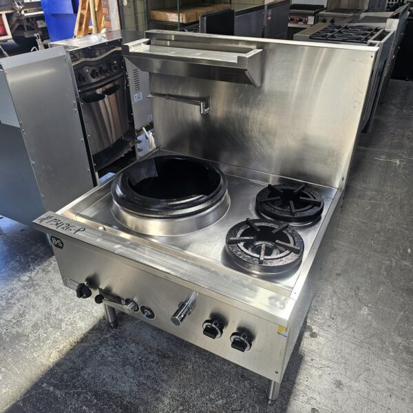 Refurbished B&S 2 Burner Wok Combo Unit for Superior Cooking - Image 2