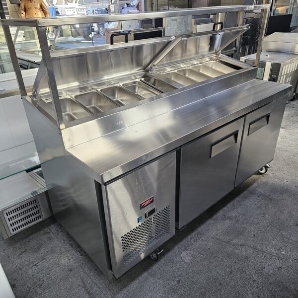 Refurbished FSM 1800mm Preparation Fridge with Storage