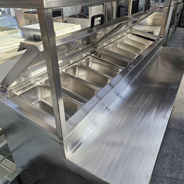 Refurbished FSM 1800mm Preparation Fridge with Storage - Image 3