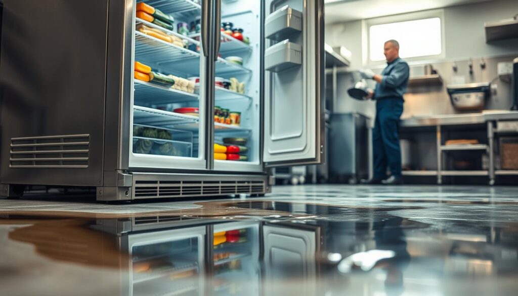 Commercial Fridge Leaking Water