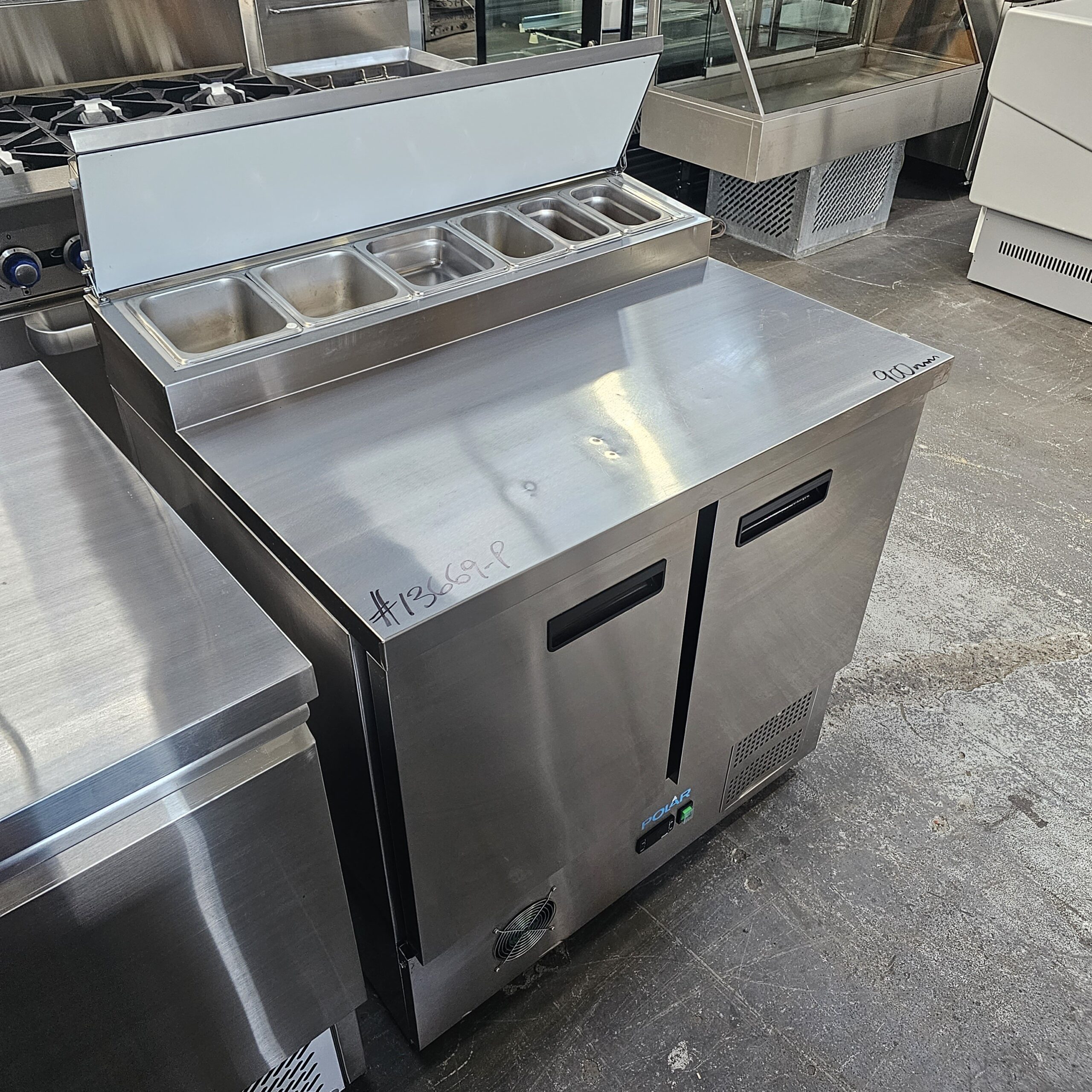 AS NEW POLAR 900MM SANDWICH PREP FRIDGE - Image 2