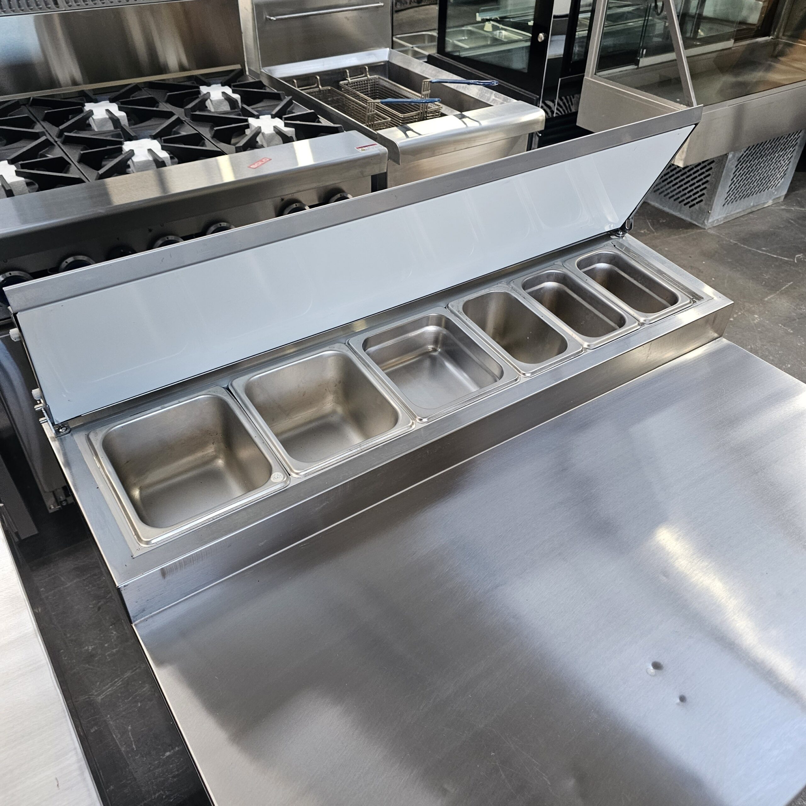 AS NEW POLAR 900MM SANDWICH PREP FRIDGE - Image 4