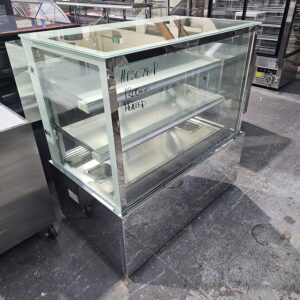 EX DEMO 1200MM 3 TIER HEATED DISPLAY CABINET