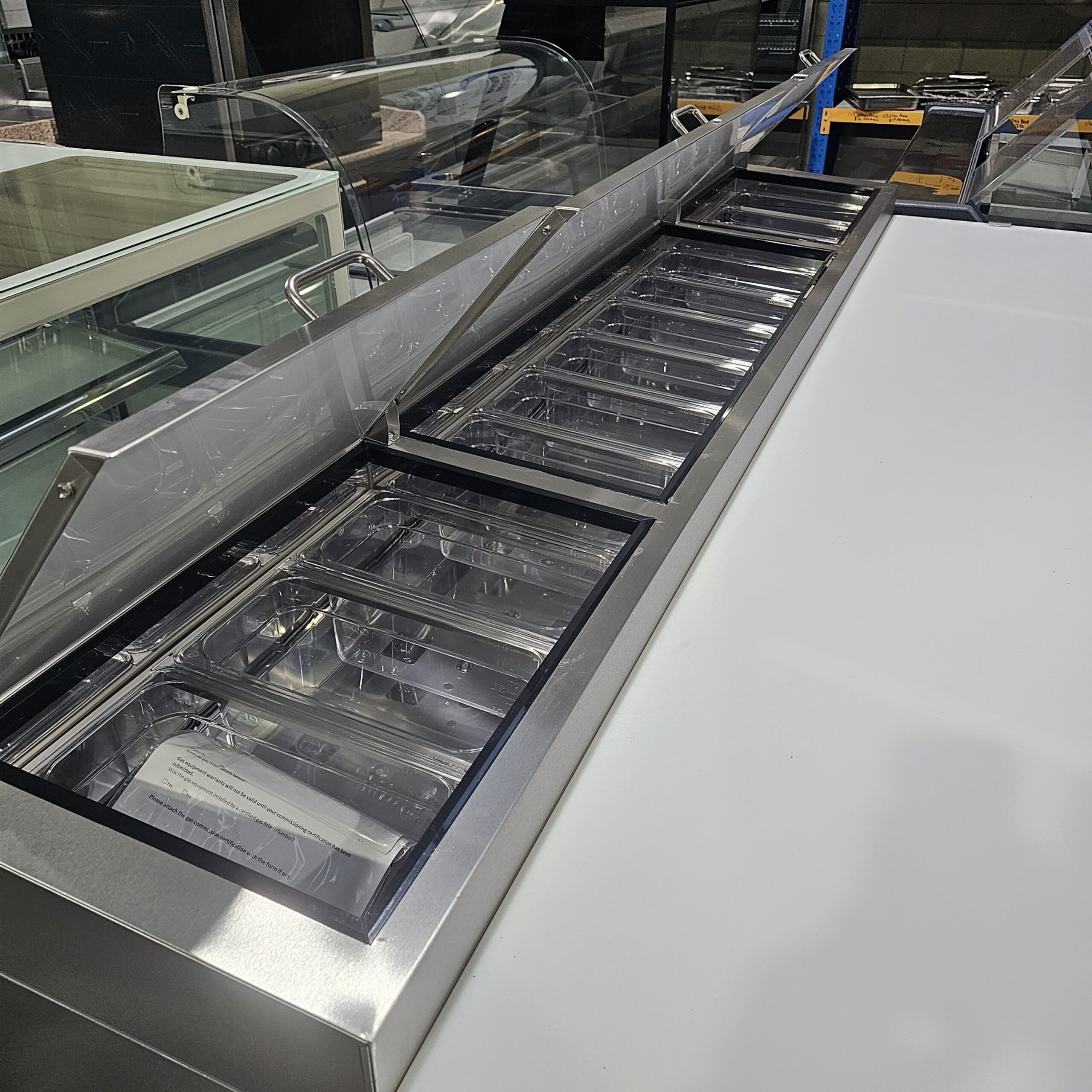NEW 2400MM FED PIZZA/SALAD PREPERATION FRIDGE - Image 3