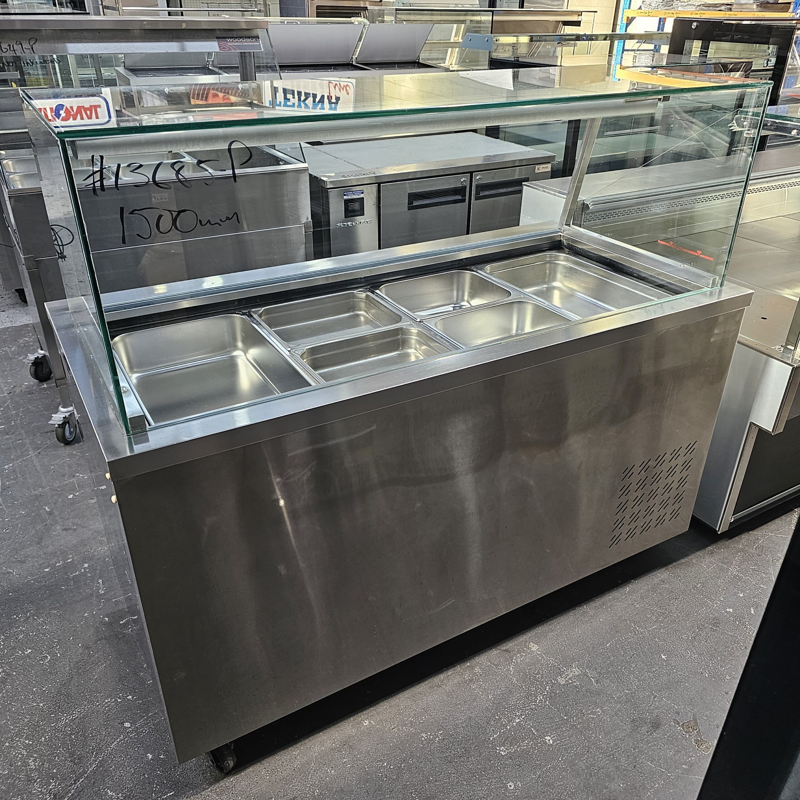 REFURBISHED 1500MM PREPERATION DISPLAY FRIDGE