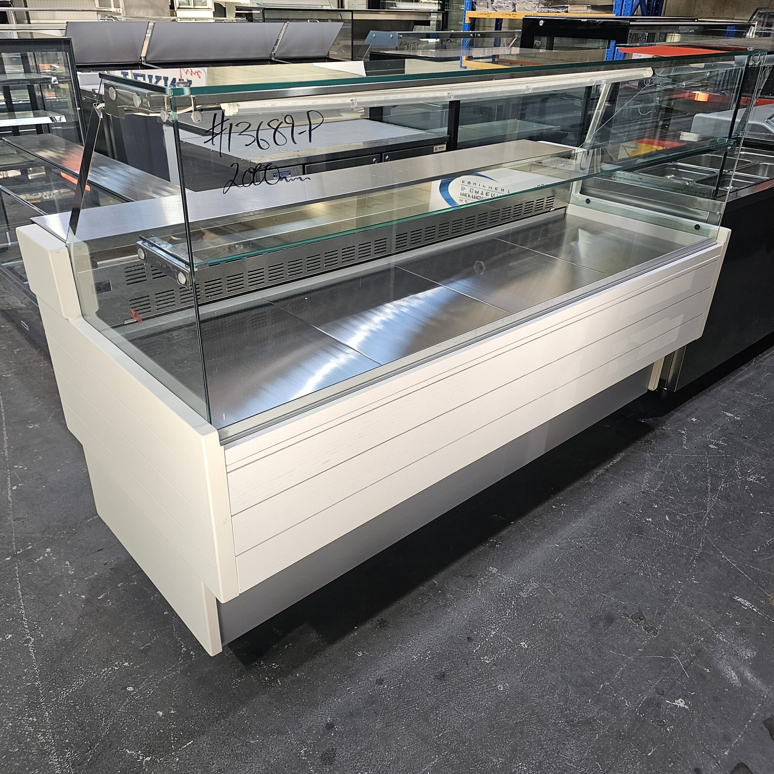 REFURBISHED TECNODOM 2000MM SQUARE DISPLAY FRIDGE